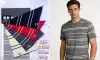 The yard-woven striped streetwear brand's heavyweight T-shirt fabric features horizontal stripes, color stripes, and black and white stripes Specification image